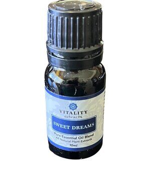 Vitality Extracts SWEET DREAMS 10 ML Pure Essential Oil Blend Open/Full Bottle